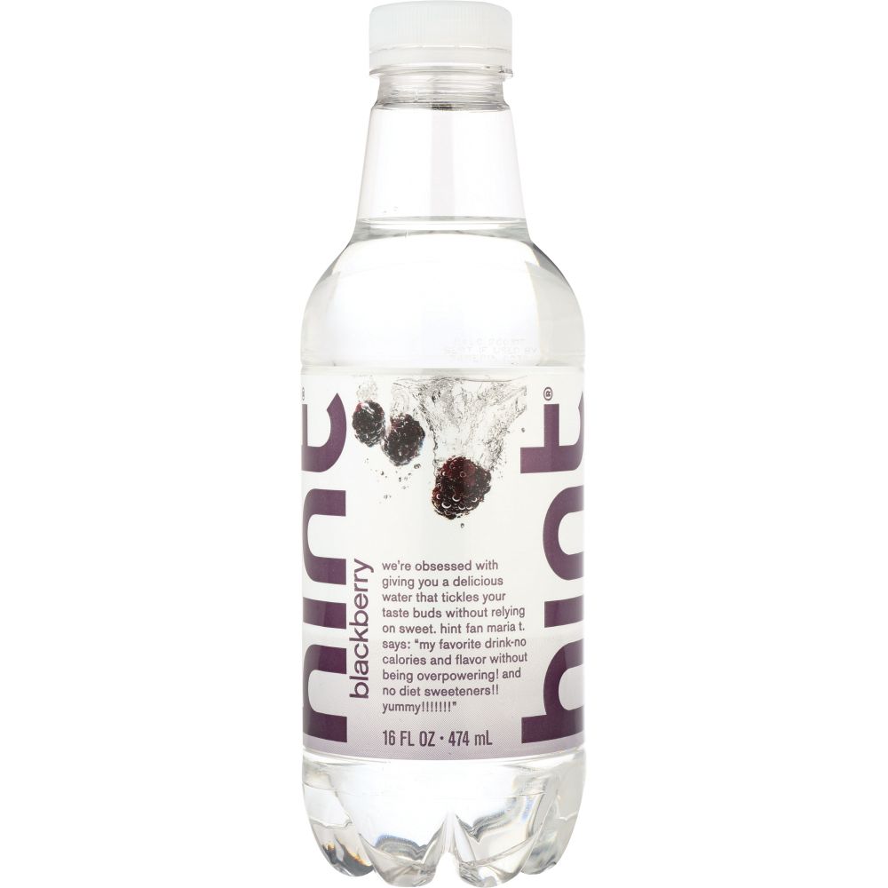 HINT: Premium Essence Blackberry Water, 16 Oz