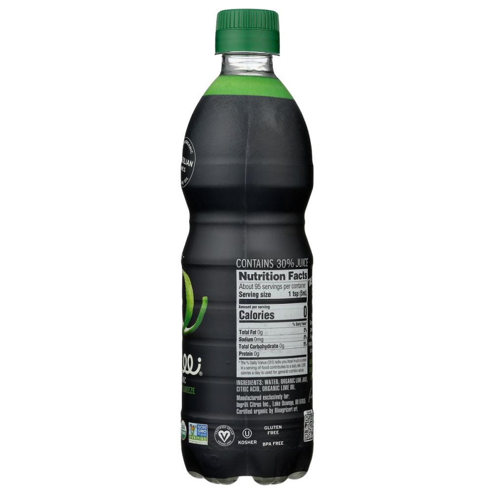 INGRILLI: Lime Squeeze Organic, 16 fo