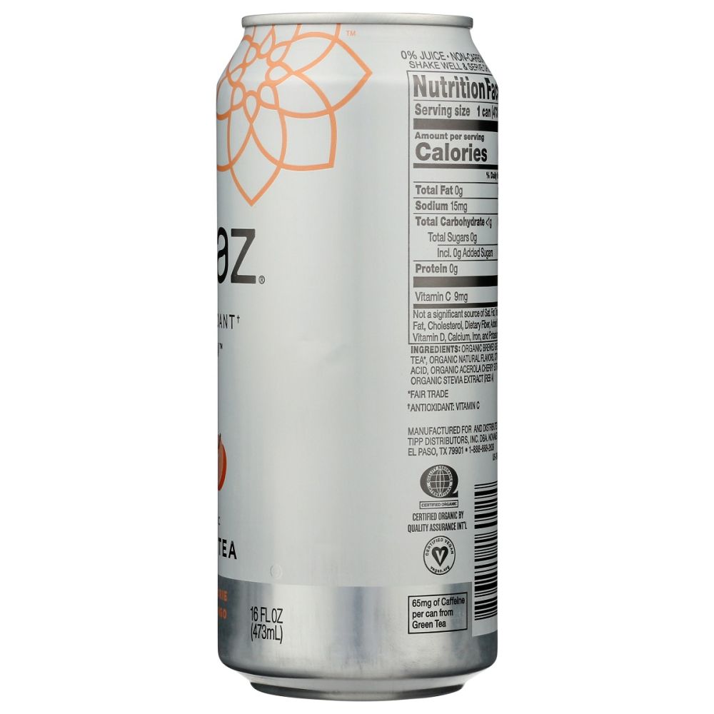 STEAZ: Zero Calorie Peach Mango Iced Tea, 16 fo