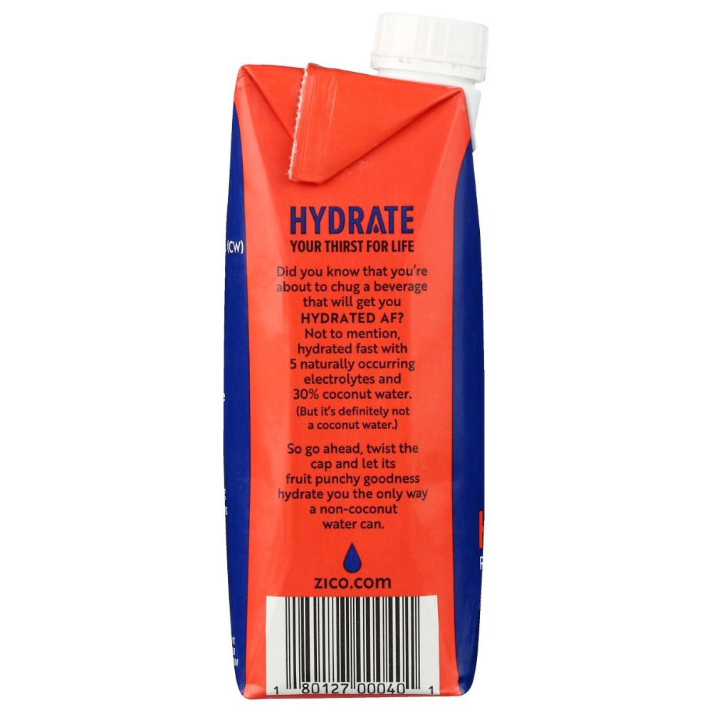 ZICO: Water Hydrate Fruit Punch, 16.9 fo