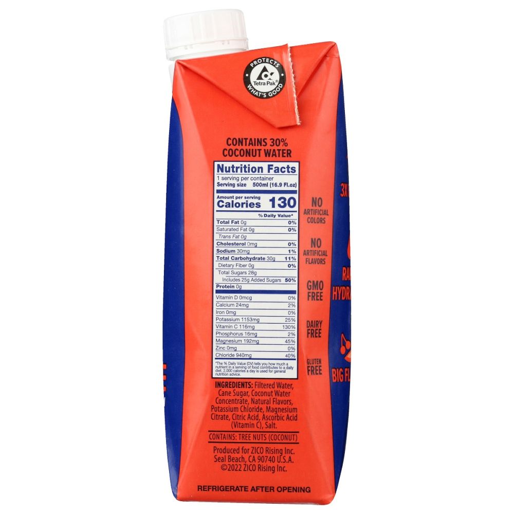 ZICO: Water Hydrate Fruit Punch, 16.9 fo