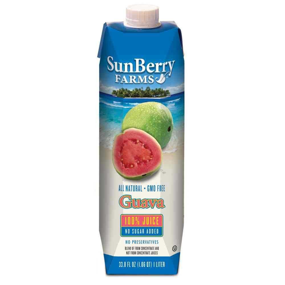 SUNBERRY FARMS: 100% Guava Juice, 33.81 oz