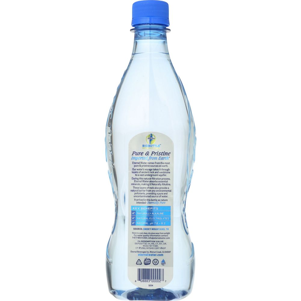 ETERNAL: Artesian Naturally Alkaline Water, 20.2 oz