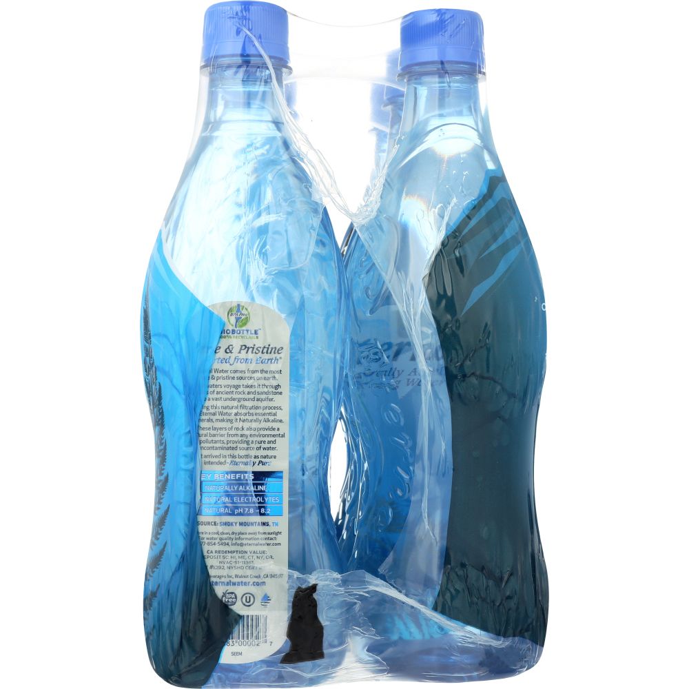 ETERNAL: Artesian Naturally Alkaline Water 6x20.2 oz Bottles, 121.7 oz