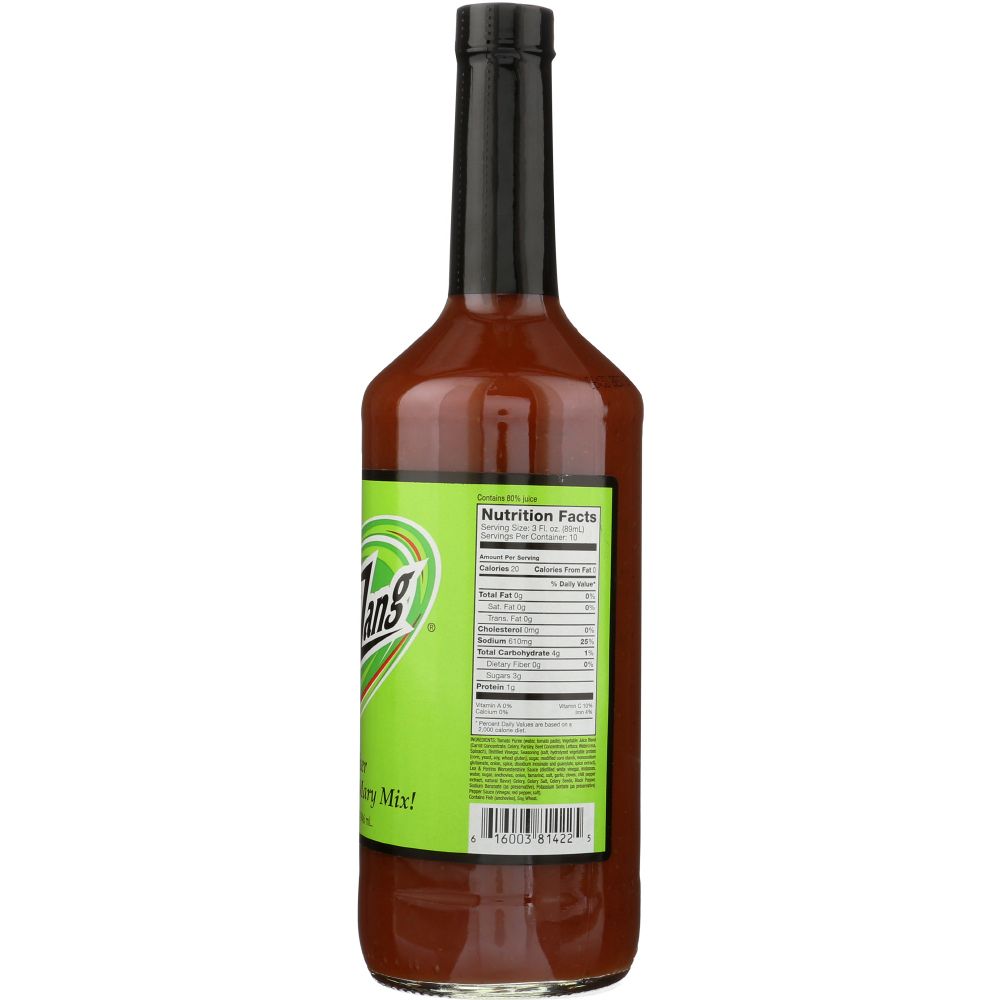 ZING ZANG: Mix Bloody Mary, 32 oz