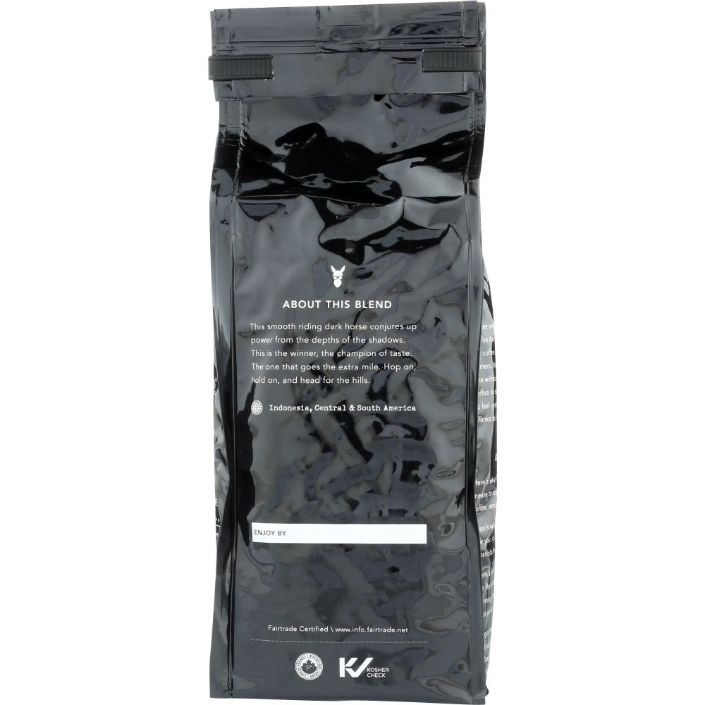 KICKING HORSE COFFEE: 454 Horse Power Dark Roast Whole Bean, 10 oz