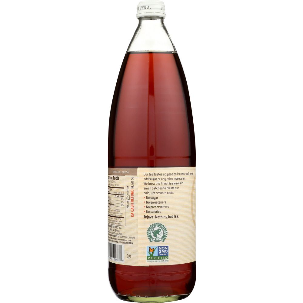 TEJAVA: Premium Unsweetened Iced Tea, 1 liter