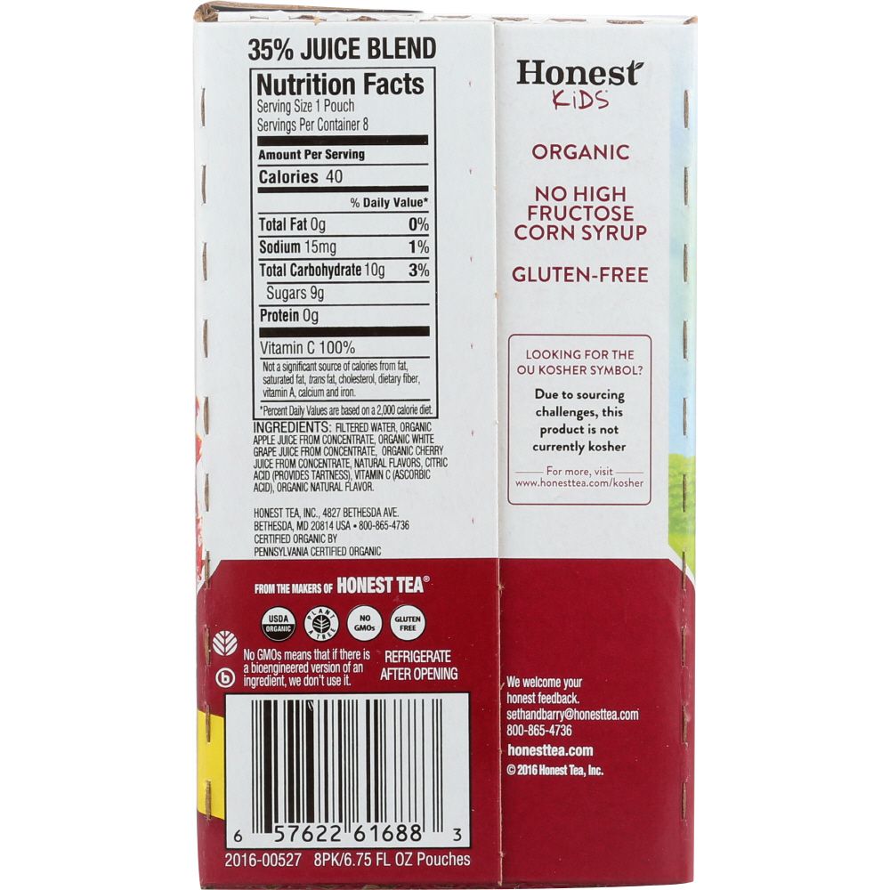 HONEST TEA: Organic Cherry Go Round, 54 fo