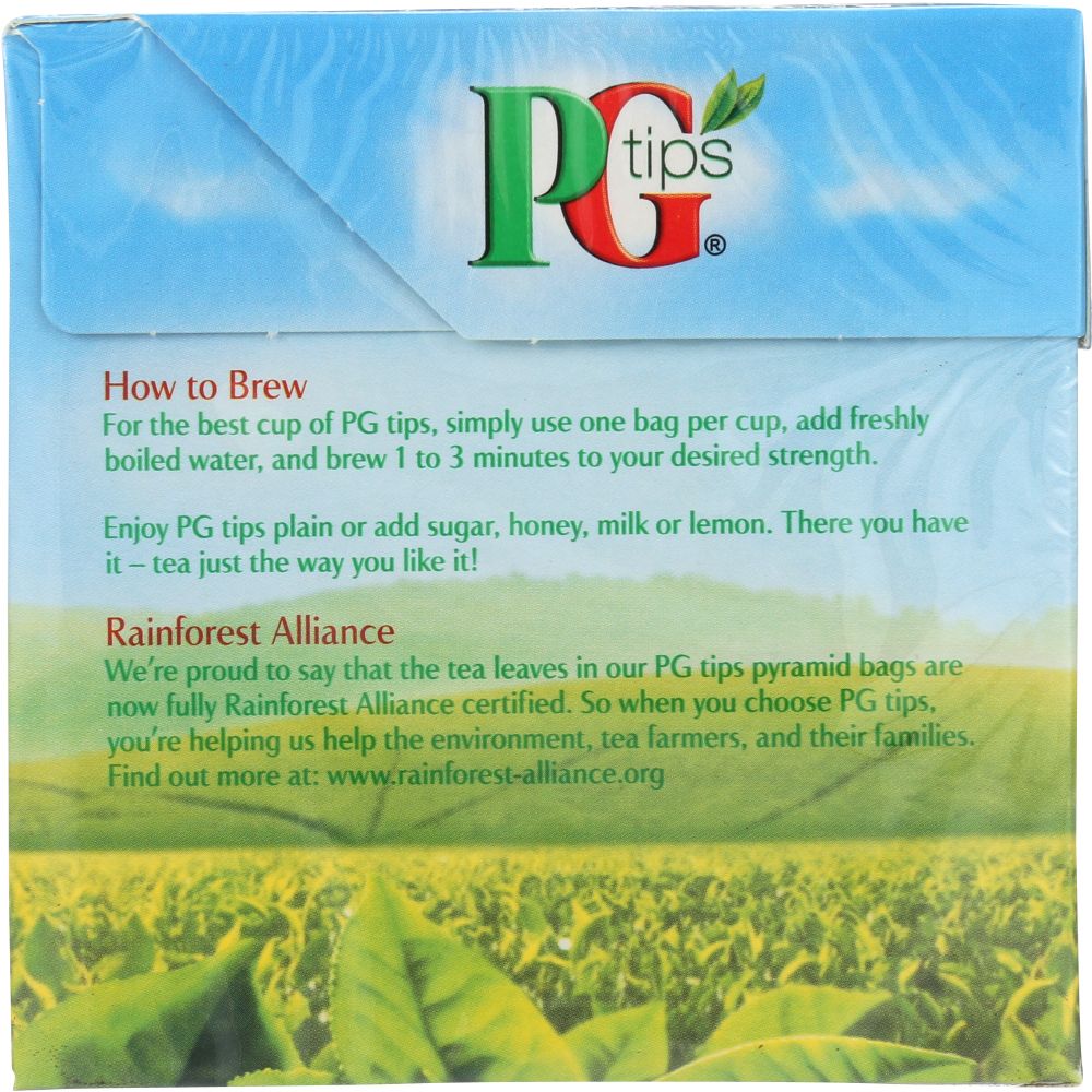 PG TIPS: Tea Black Pyramid Bags, 40 bg