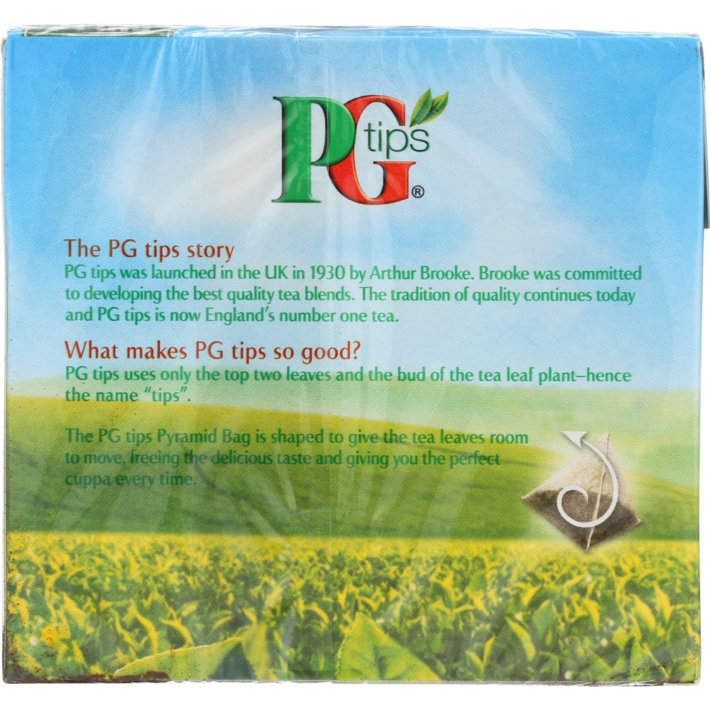 PG TIPS: Tea Black Pyramid Bags, 40 bg