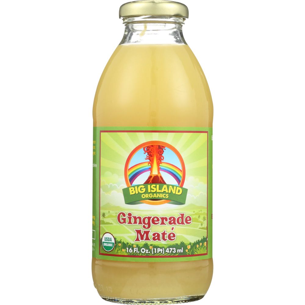 BIG ISLAND ORGANICS: Organic Gingerade Mate Juice, 16 oz