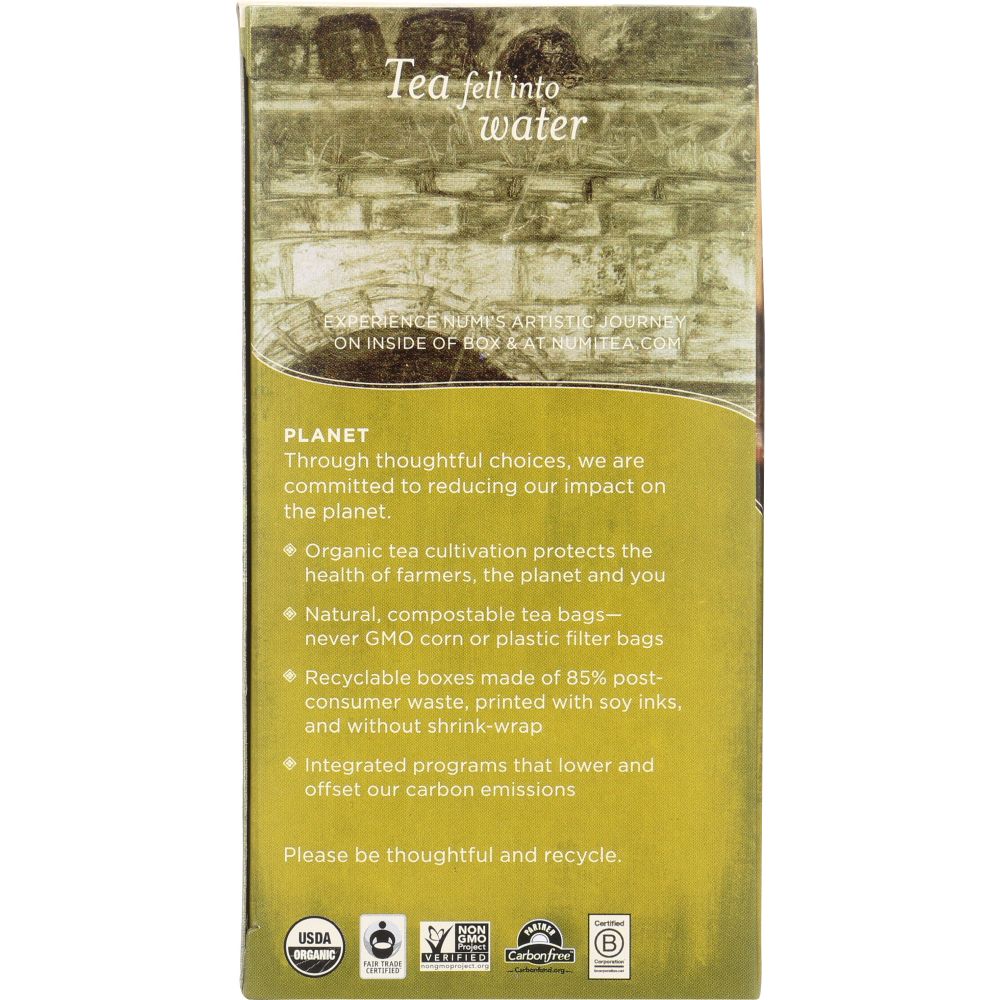 NUMI TEAS: Organic Gunpowder Green Tea, 18 bg