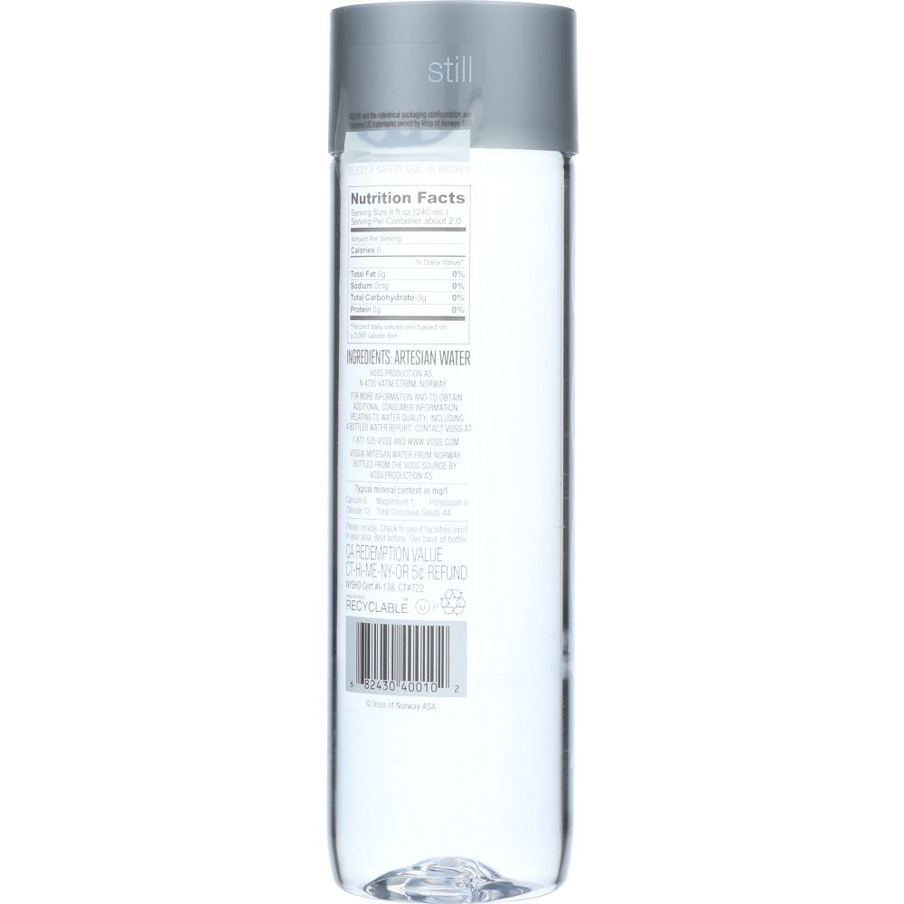 VOSS: Artesian Still Water, 16.9 oz