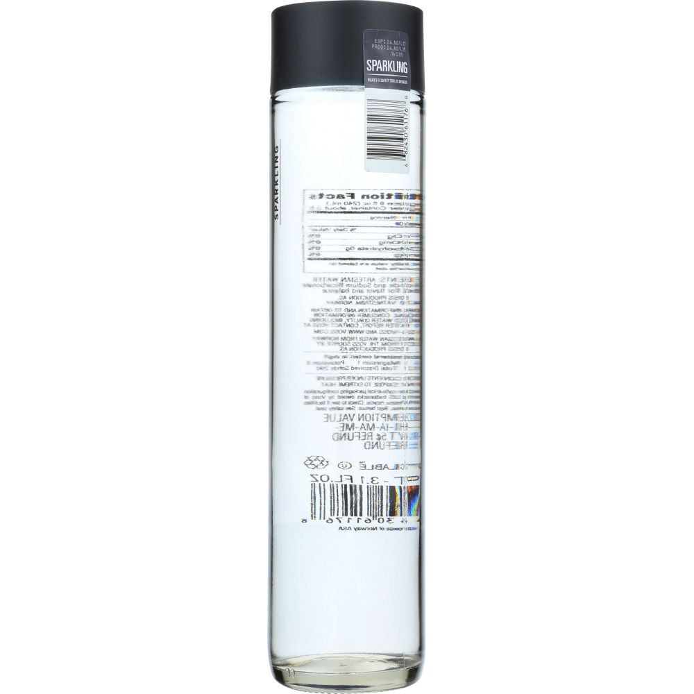 VOSS: Artesian Sparkling Water, 27.1 fl oz