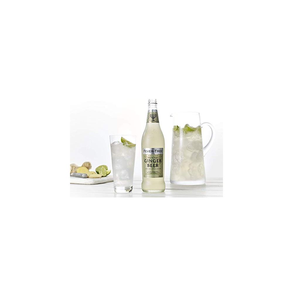 FEVER TREE: Soda Ginger Beer Naturally Light Ginger, 16.9 fo