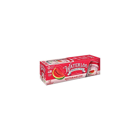 WATERLOO SPARKLING WATER: Water Sparkling Strawberry 12 Pack, 144 fo