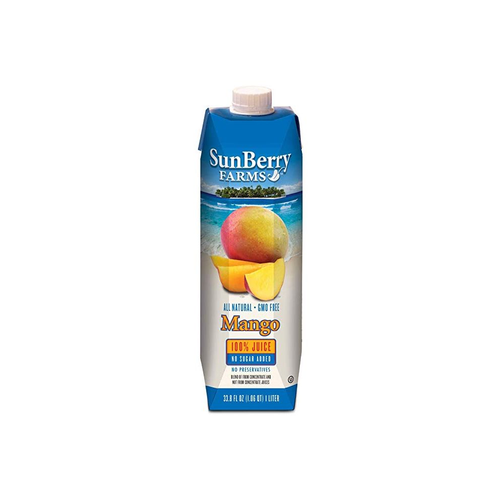 SUNBERRY FARMS: 100% Mango juice, 33.81 oz