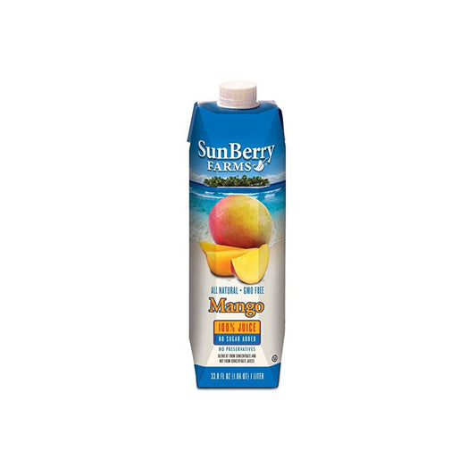 SUNBERRY FARMS: 100% Mango juice, 33.81 oz