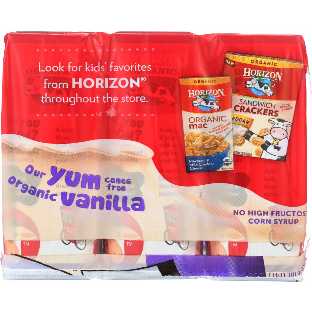 HORIZON: Milk 1% Vanilla Asep 6 Pack, 48 oz