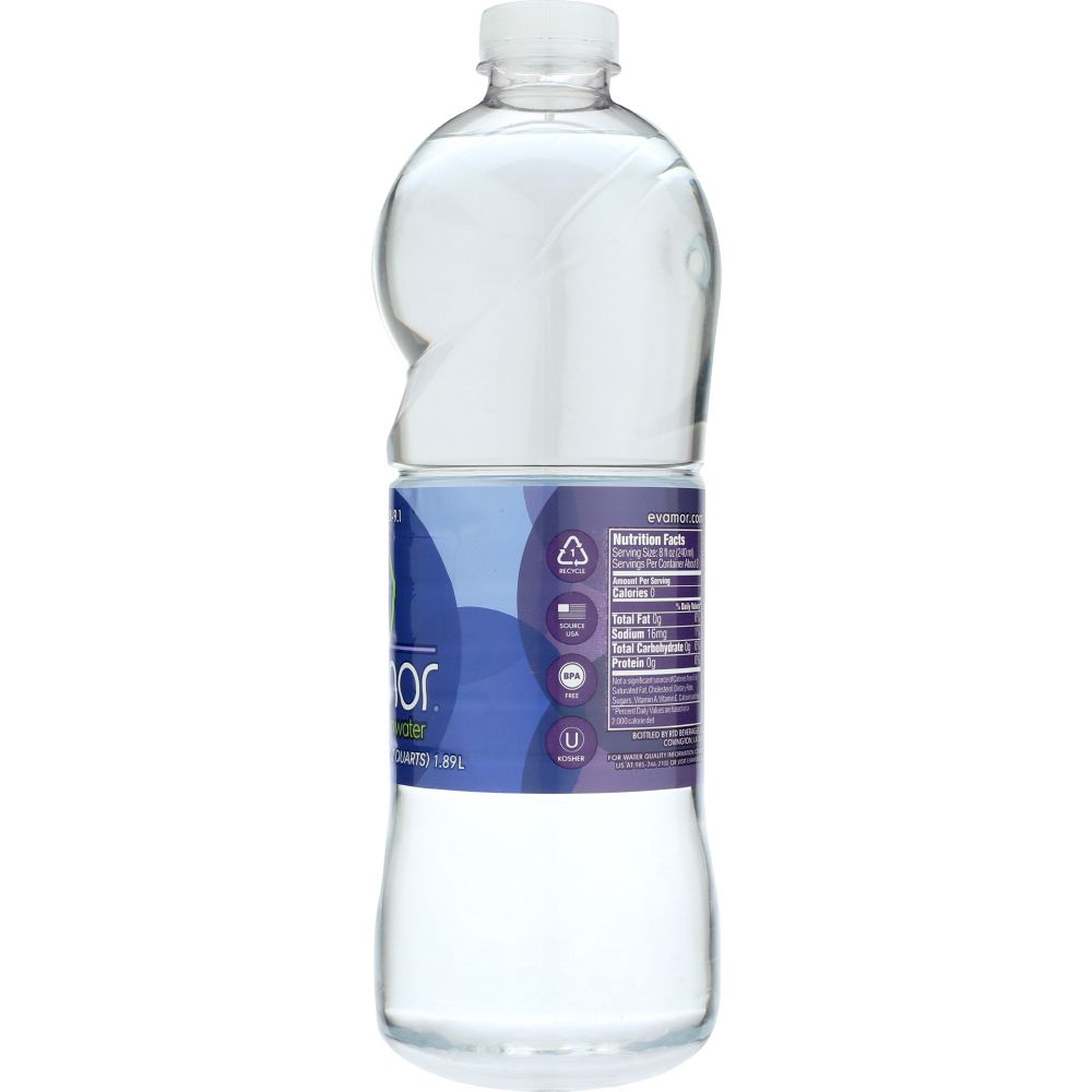 EVAMOR: Naturally Alkaline Artesian Water, 64 oz