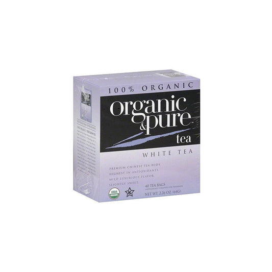 ORGANIC & PURE: Tea White Org, 40 bg