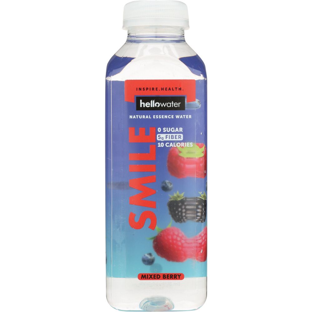 HELLOWATER: Water Mixed Berry Smile, 16 oz