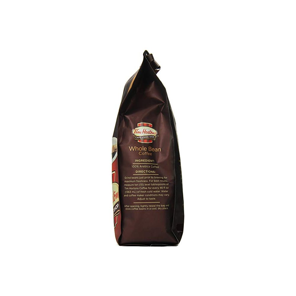 TIM HORTON: Coffee Whole Bean 100% Arabica, 12 oz