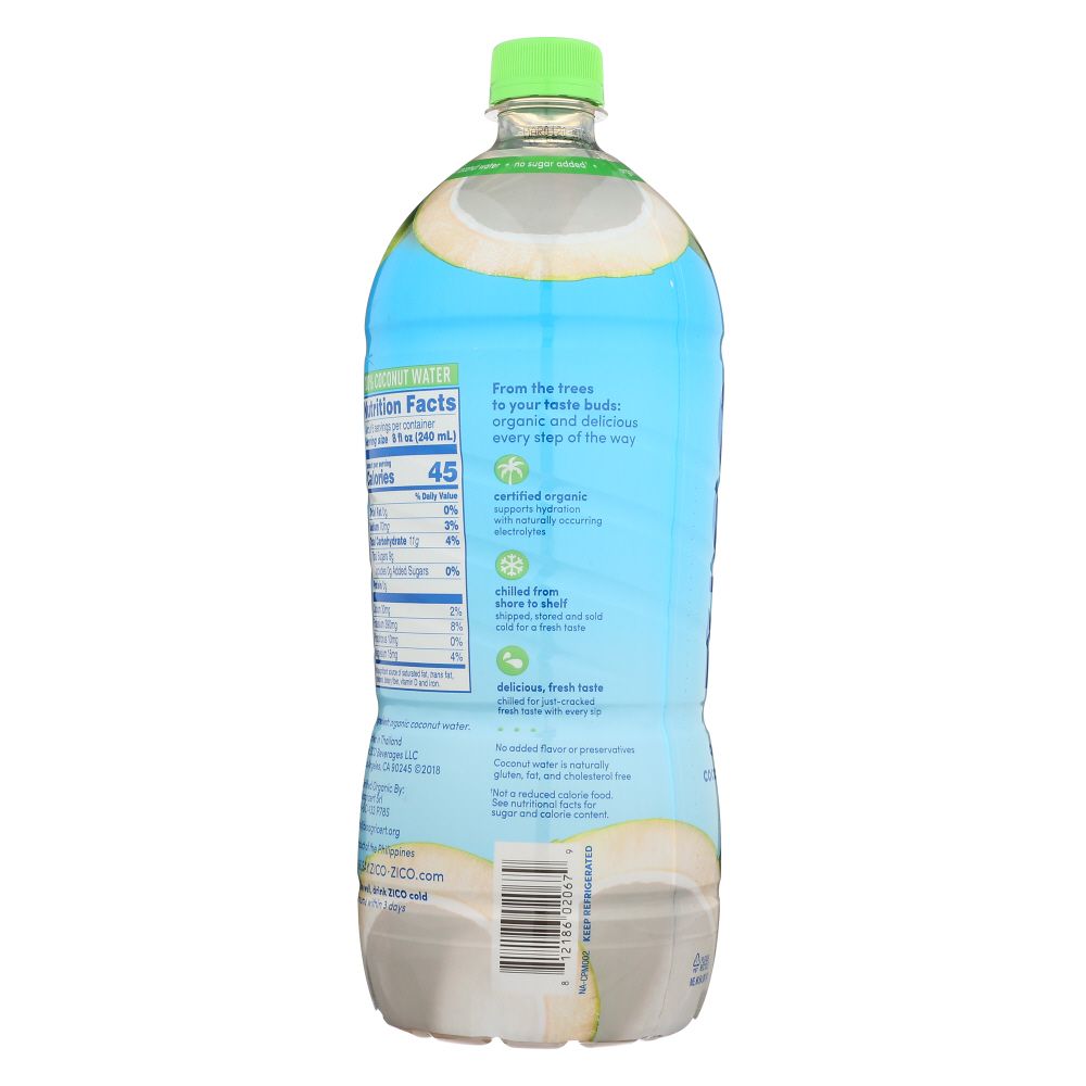 ZICO: Coconut Water Natural Organic, 1.37 l