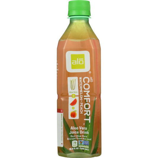 ALO: Comfort Watermelon & Peach, No Preservatives Or Additives Fat Free Drink, 16.9 oz