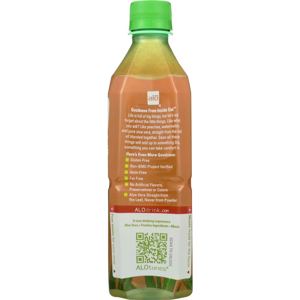 ALO: Comfort Watermelon & Peach, No Preservatives Or Additives Fat Free Drink, 16.9 oz