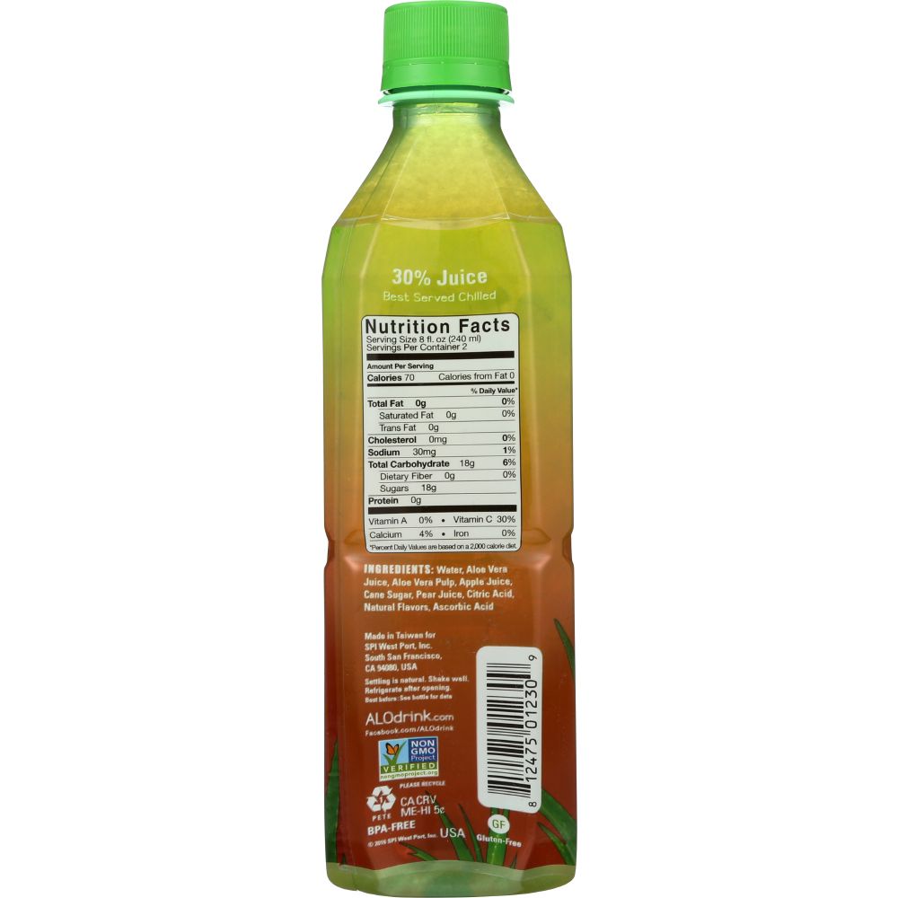 ALO: Crisp Fuji Apple + Pear Juice , 16.9 oz