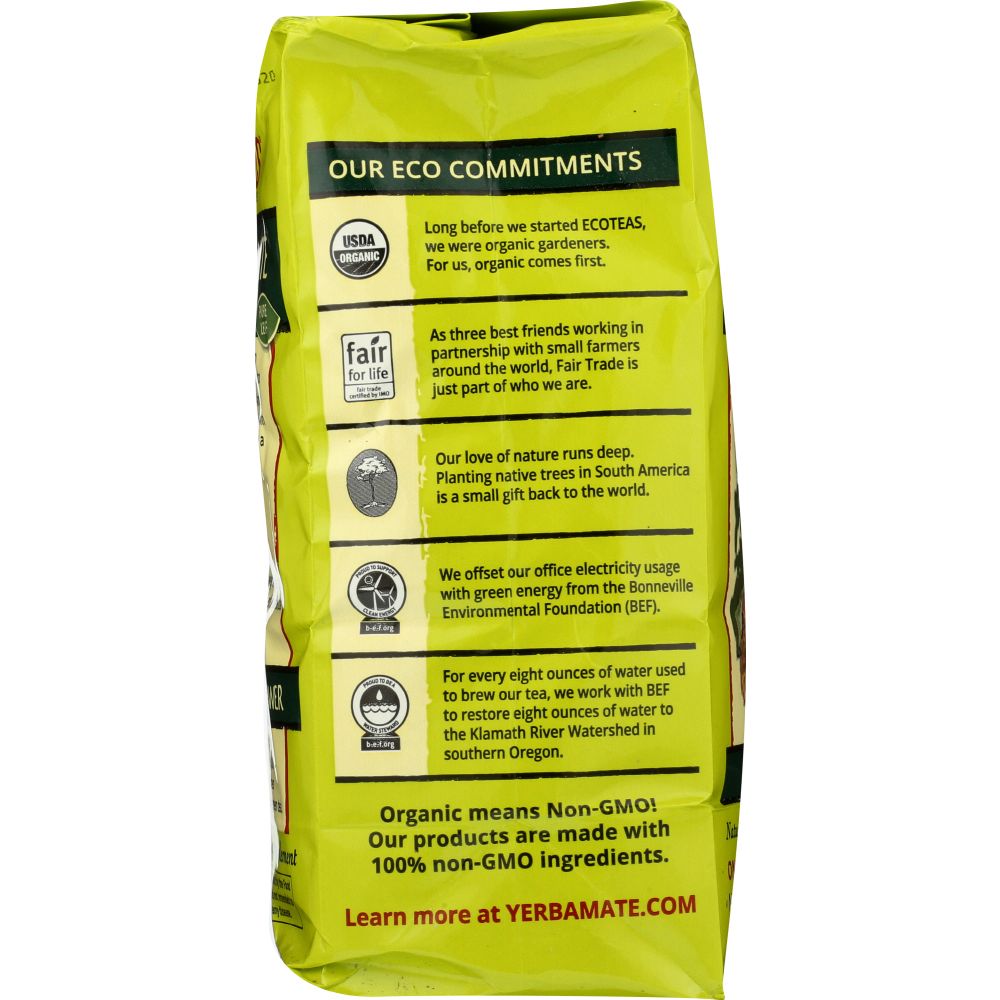 ECO TEA: Organic Yerba Mate Tea Loose, 16 oz