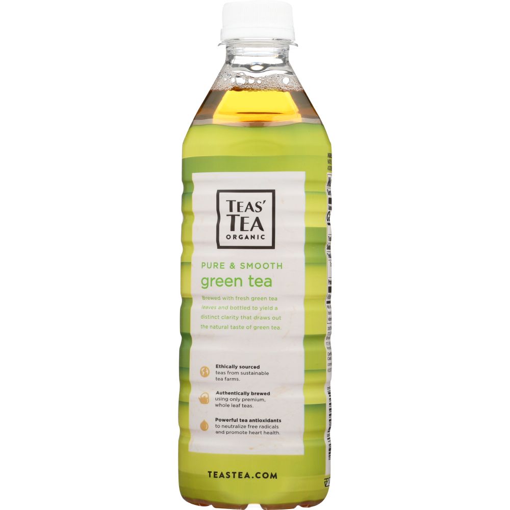 TEAS' TEA: Organic Pure Green Tea Unsweetened, 16.9 oz