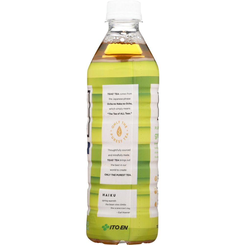 TEAS' TEA: Organic Pure Green Tea Unsweetened, 16.9 oz