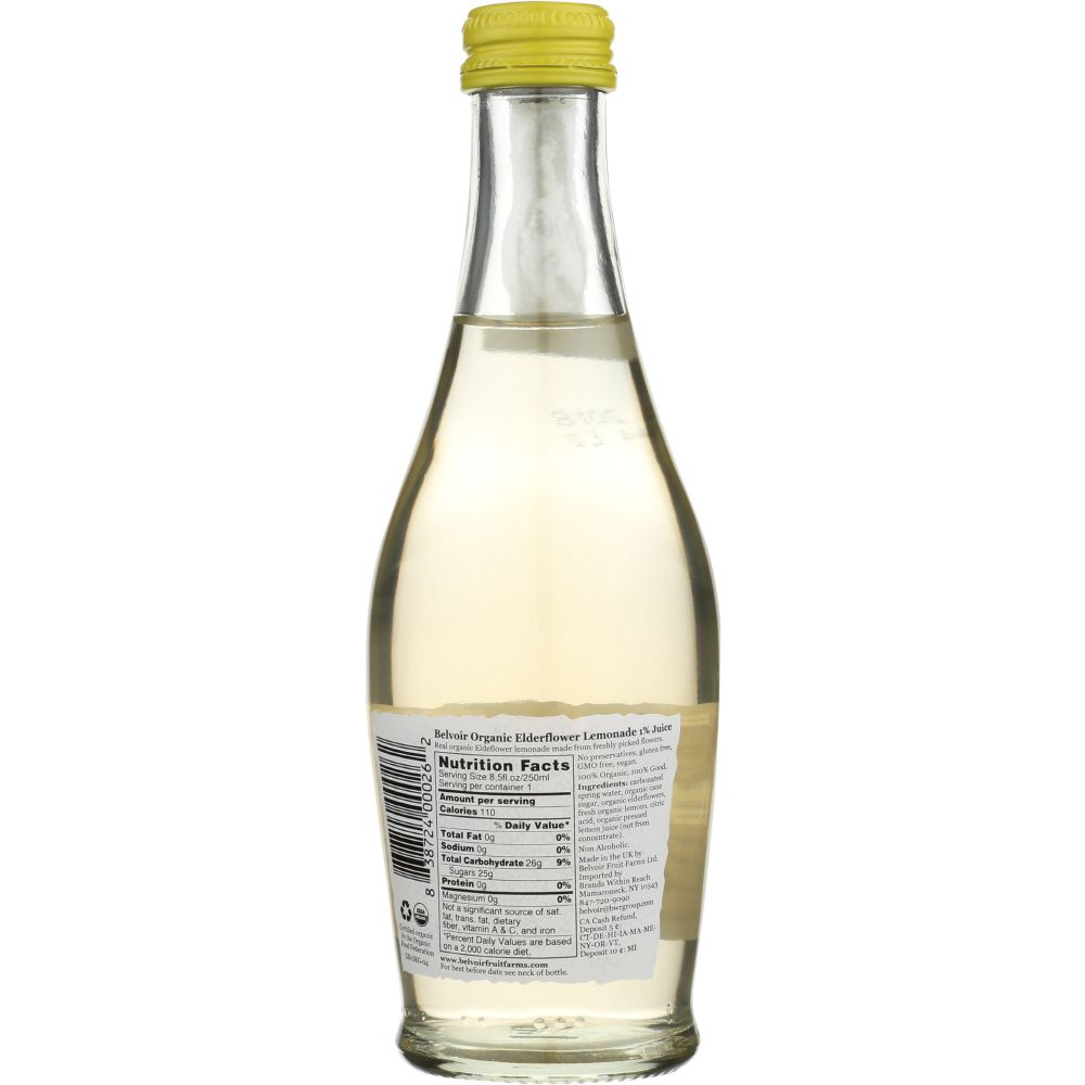 BELVOIR: Organic Elderflowers Presse Beverage, 8.45 fl oz