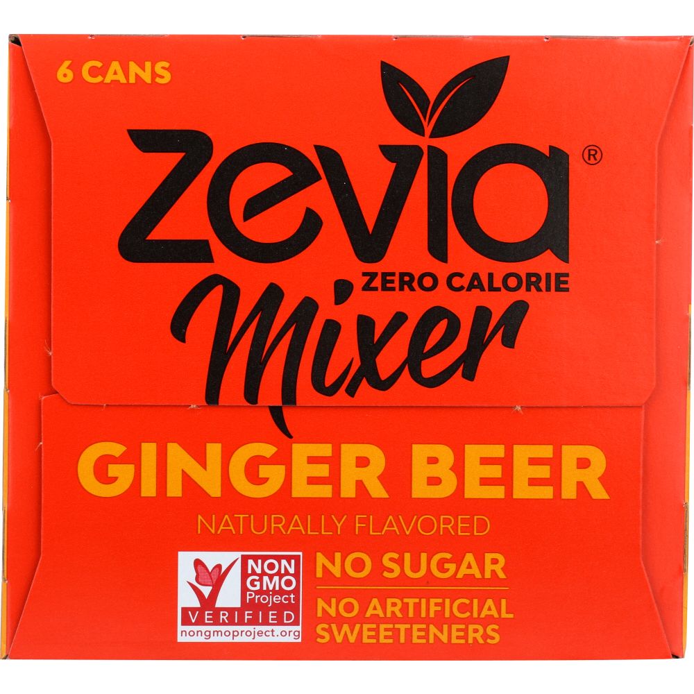 ZEVIA: Mixer Ginger Beer 0 Calorie 6 pk, 45 oz
