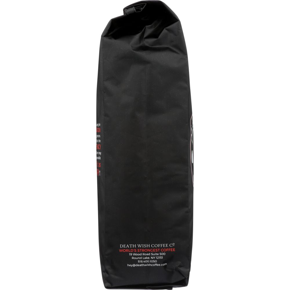 DEATH WISH COFFEE: Ground Coffee Beans, 1 lb