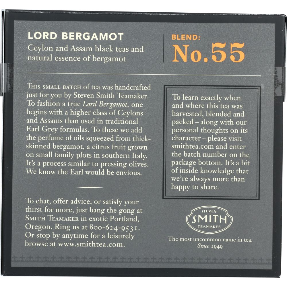 SMITH: Tea Lord Bergamot, 1.2 oz