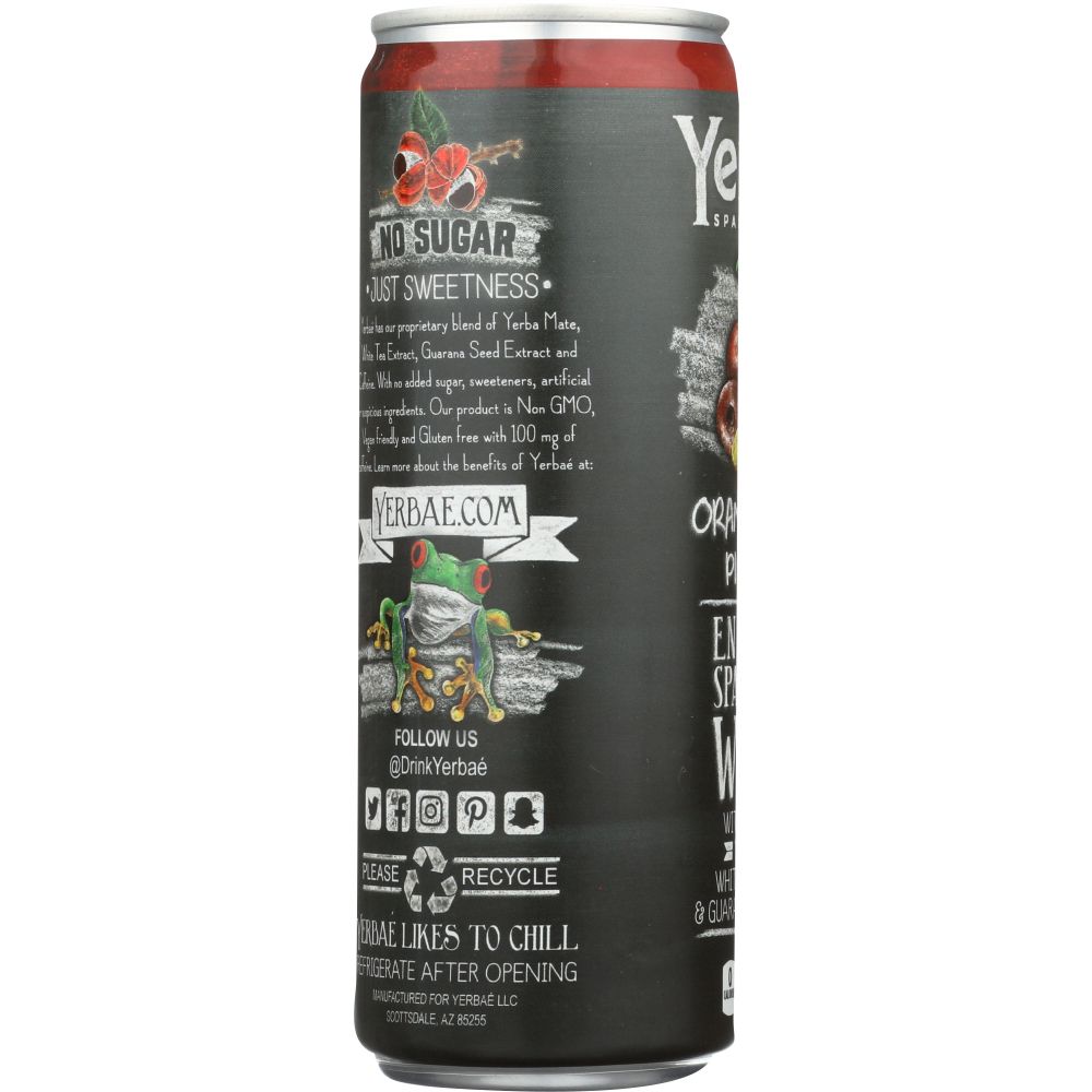 YERBAE: Enhanced Sparkling Water Cherry, 12 fl oz