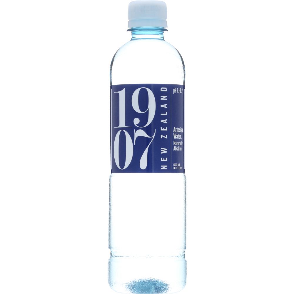 1907 NEW ZEALAND WATER: New Zealand Artesian Water Alkaline, 16.9 fl oz