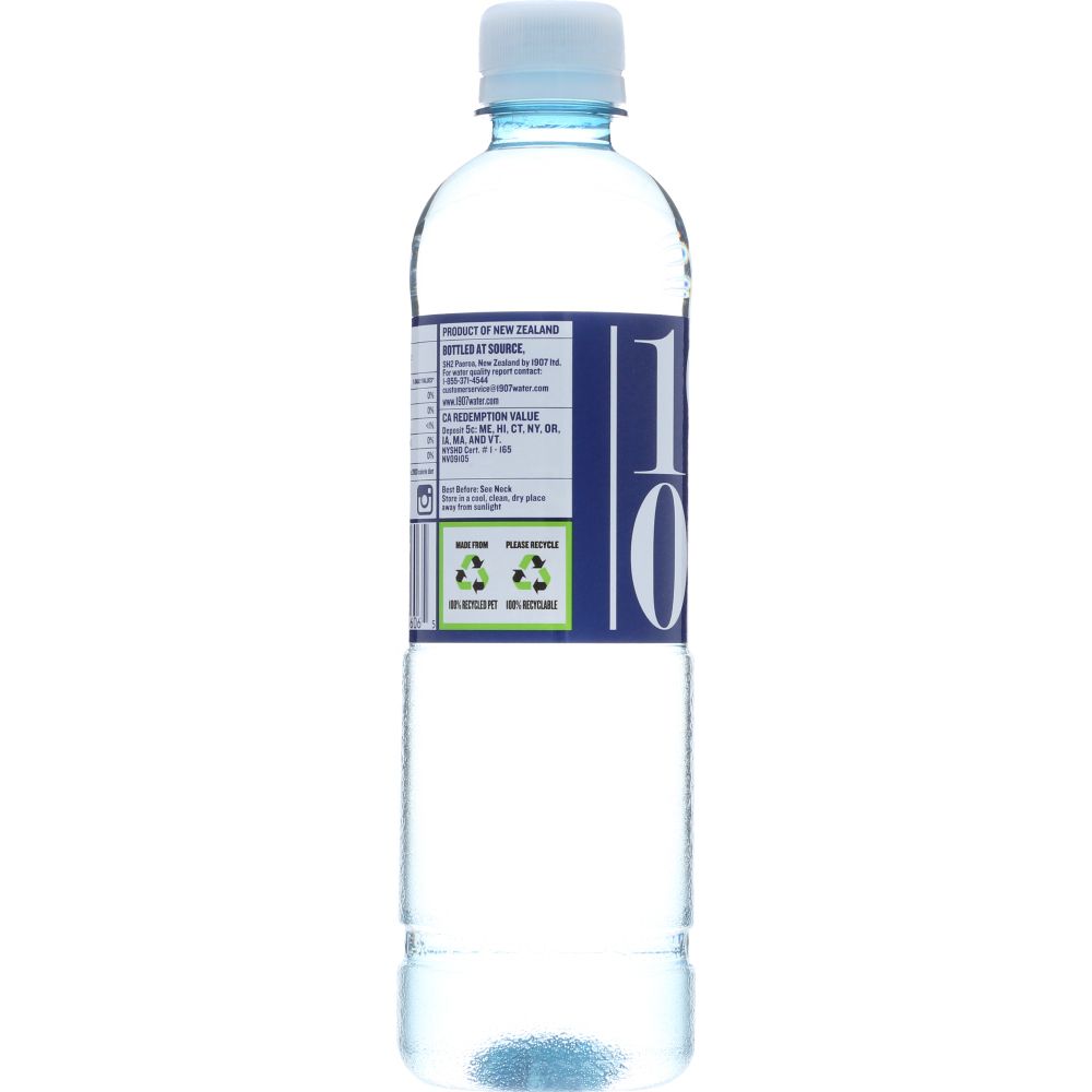 1907 NEW ZEALAND WATER: New Zealand Artesian Water Alkaline, 16.9 fl oz