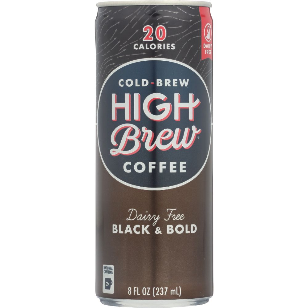 HIGH BREW: Coffee Dairy Free Black & Bold, 8 oz