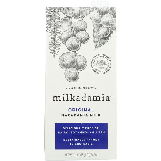 MILKADAMIA: Original Macadamia Milk, 32 fl oz