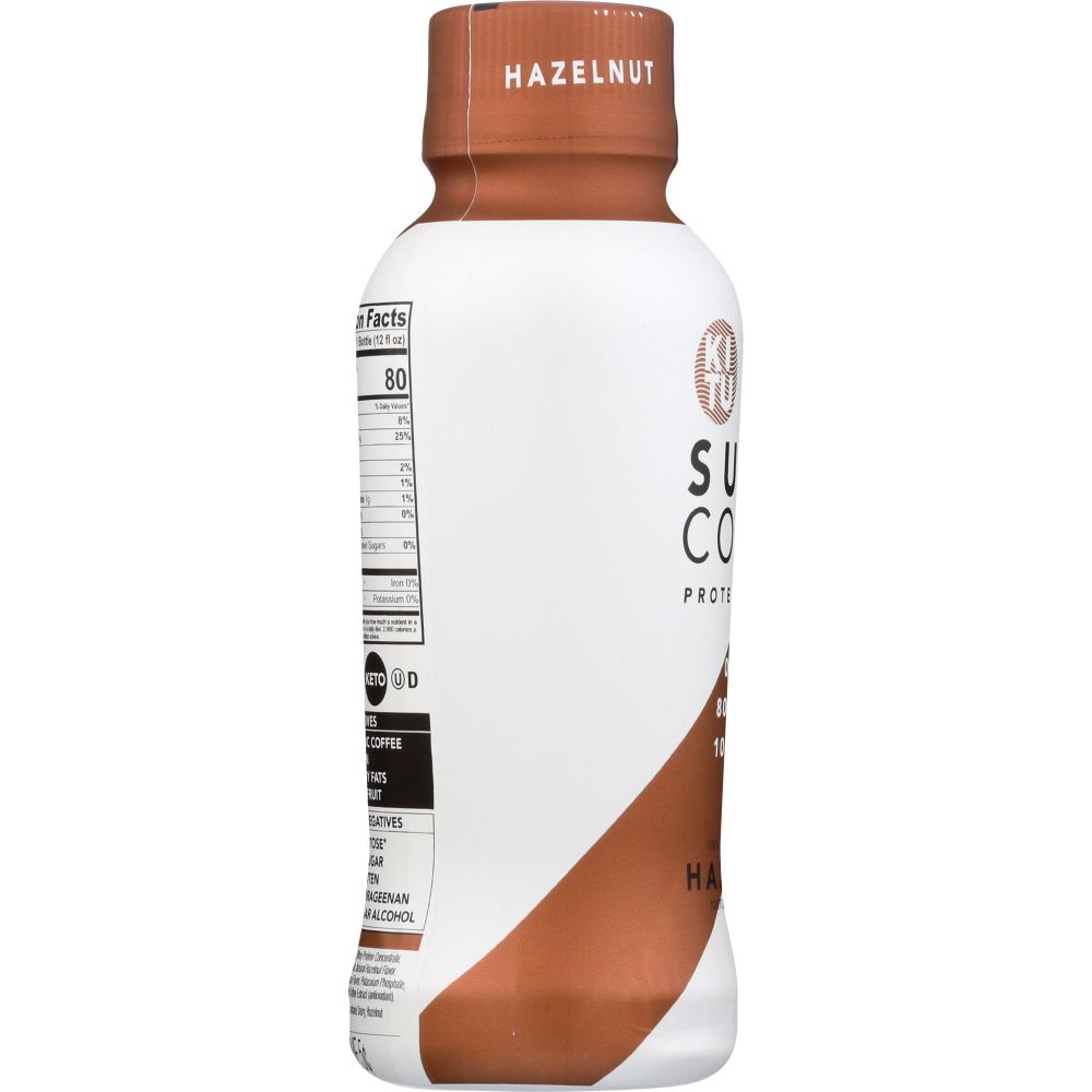 SUNNIVA SUPER COFFEE: Coffee Hazelnut Bottle, 12 oz