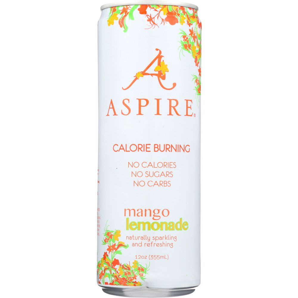 ASPIRE: Energy Drink Mango Lemonade Single, 12 fo