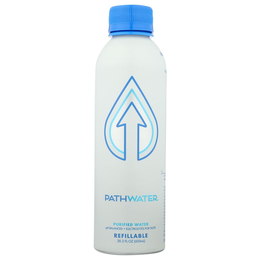 PATHWATER: Water Purified Aluminum Bottle, 20.3 oz