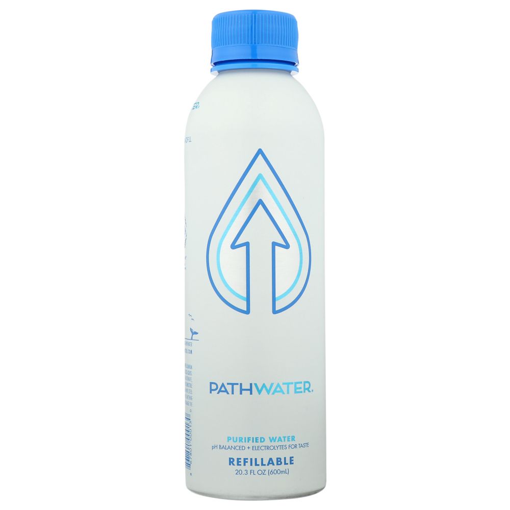 PATHWATER: Water Purified Aluminum Bottle, 20.3 oz