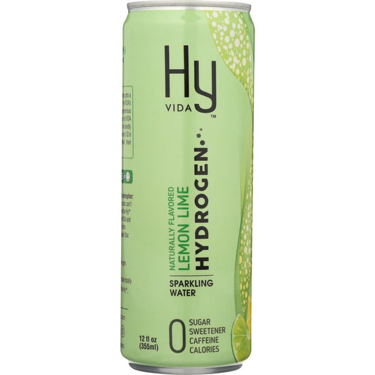HYVIDA: Water Sparkling Lemon Lime, 12 fo