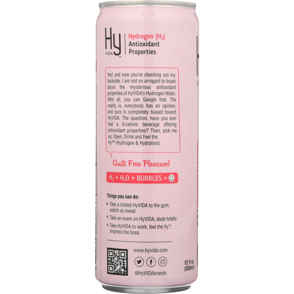 HYVIDA: Water Sparkling Raspberry, 12 fo