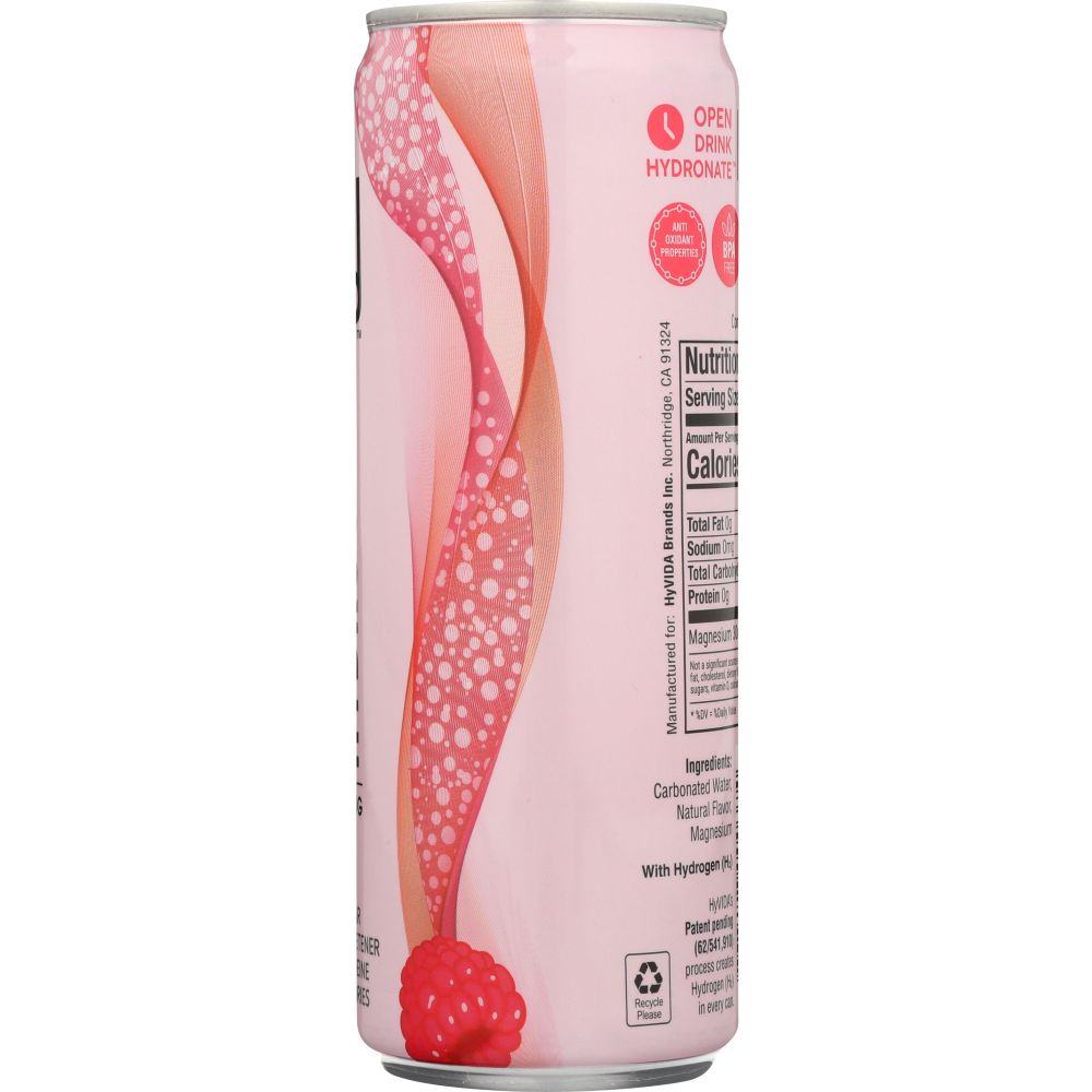 HYVIDA: Water Sparkling Raspberry, 12 fo